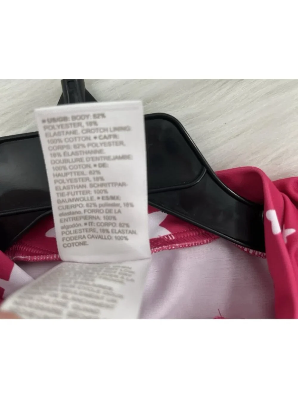 Hanna Andersson Sun One Piece Rash Guard Swim Suit 18-24 Months 80 Stars Pink